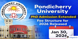Pondicherry University Extends PhD Admission 2026 Deadline